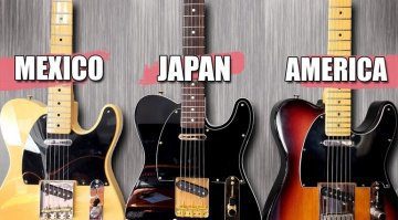 Fender Mexiko Japan USA Vergleich