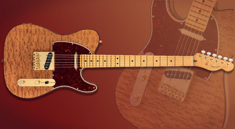 Fender Rarities Red Mahogany Top Telecaster