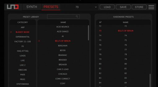 IK Multimedia UNO Synth Editor Library