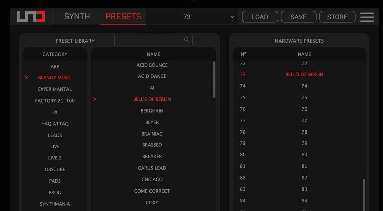 IK Multimedia UNO Synth Editor Library