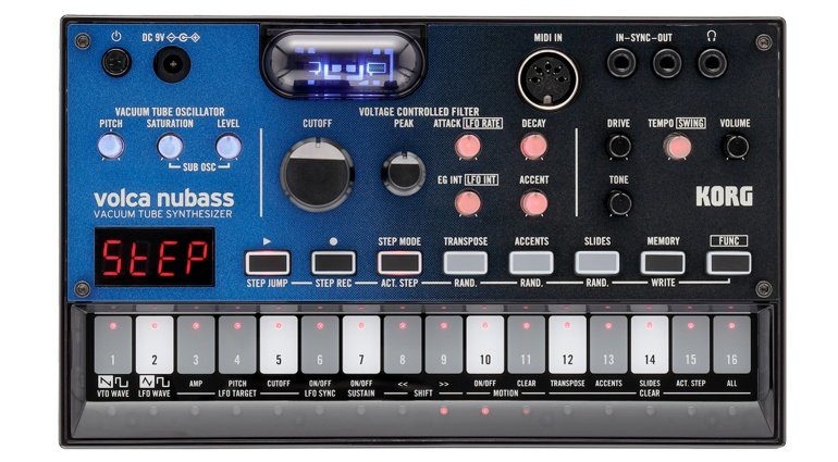 Korg Volca Nubass Vaccum Tube Synthesizer