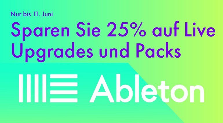 Deal: Ableton Live 10 für kurze Zeit mit 25 Prozent Rabatt!