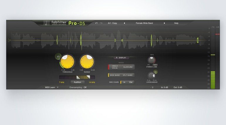 FabFilter Pro-DS De-Esser