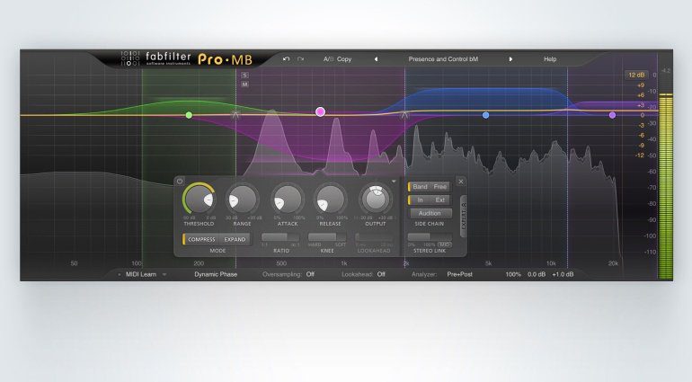 FabFilter Pro-MB Multiband-Kompressor