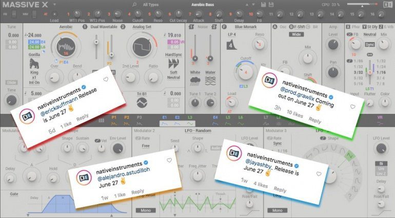 Wer hat’s verraten? Native Instruments Massive X kommt am 27. Juni!