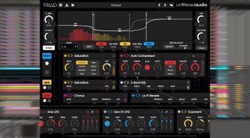 Unfiltered Audio Triad - Multiband Effektprozessor mit BYOME Effektmodulen