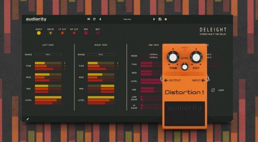 Audiority Deleight und Distortion 1 als Focusrite Plugin Collective Geschenk