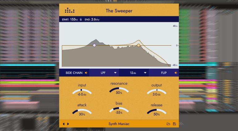 Denise The Sweeper - adaptiver dynamischer Resonanzfilter mit viel Bewegung