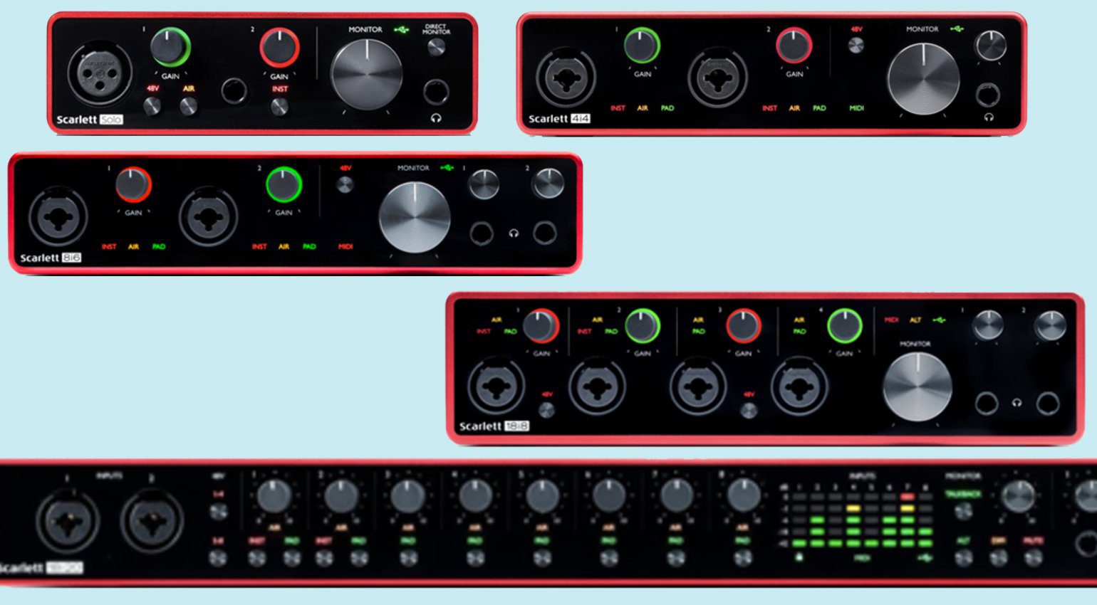Focusrite Scarlett 3rd Gen – USB-Audiointerfaces in dritter Generation ...