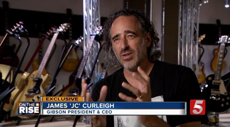 Gibson CEO James 'JC' Curleigh