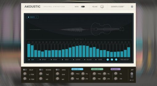 Sampleson Akoustic - der spektrale Synth erzeugt "echte" Instrumente