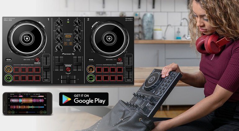 Pioneer WeDJ Android mit DDJ-200 Unterstützung