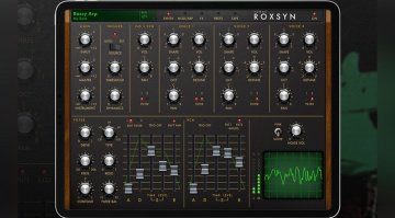 Yonac Roxsyn Guitar Synthesizer - eine virtuelle Gitarre für das iPad