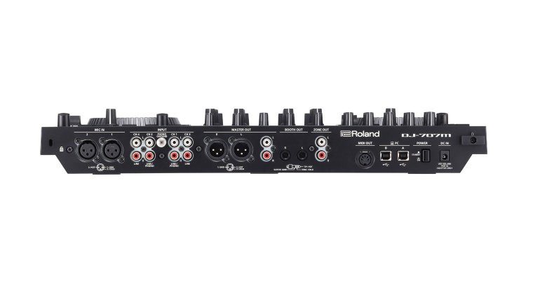 Roland DJ-707M Backpanel