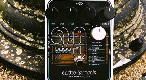 Electro Harmonix EHX Bass9 Bass Machine Effekt Pedal Front 1