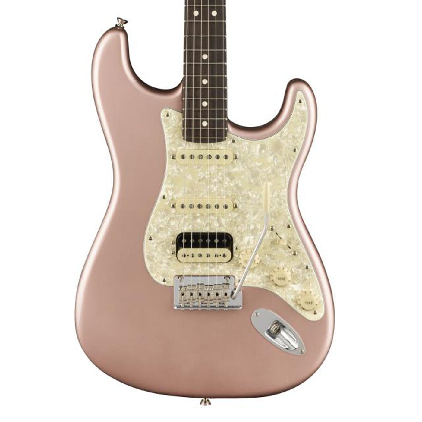 Fender-American-Professional-Strat-Ltd-Edition-HSS-SHAW-in-Rose-Gold-w-Rosewood-Neck