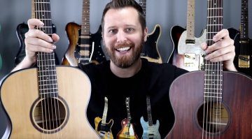 Orangewood Guitars Zeder vs Mahagoni Decke Vergleich