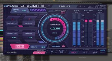 TBProAudio LA xLimit III - verbesserter Limiter mit modernen Features