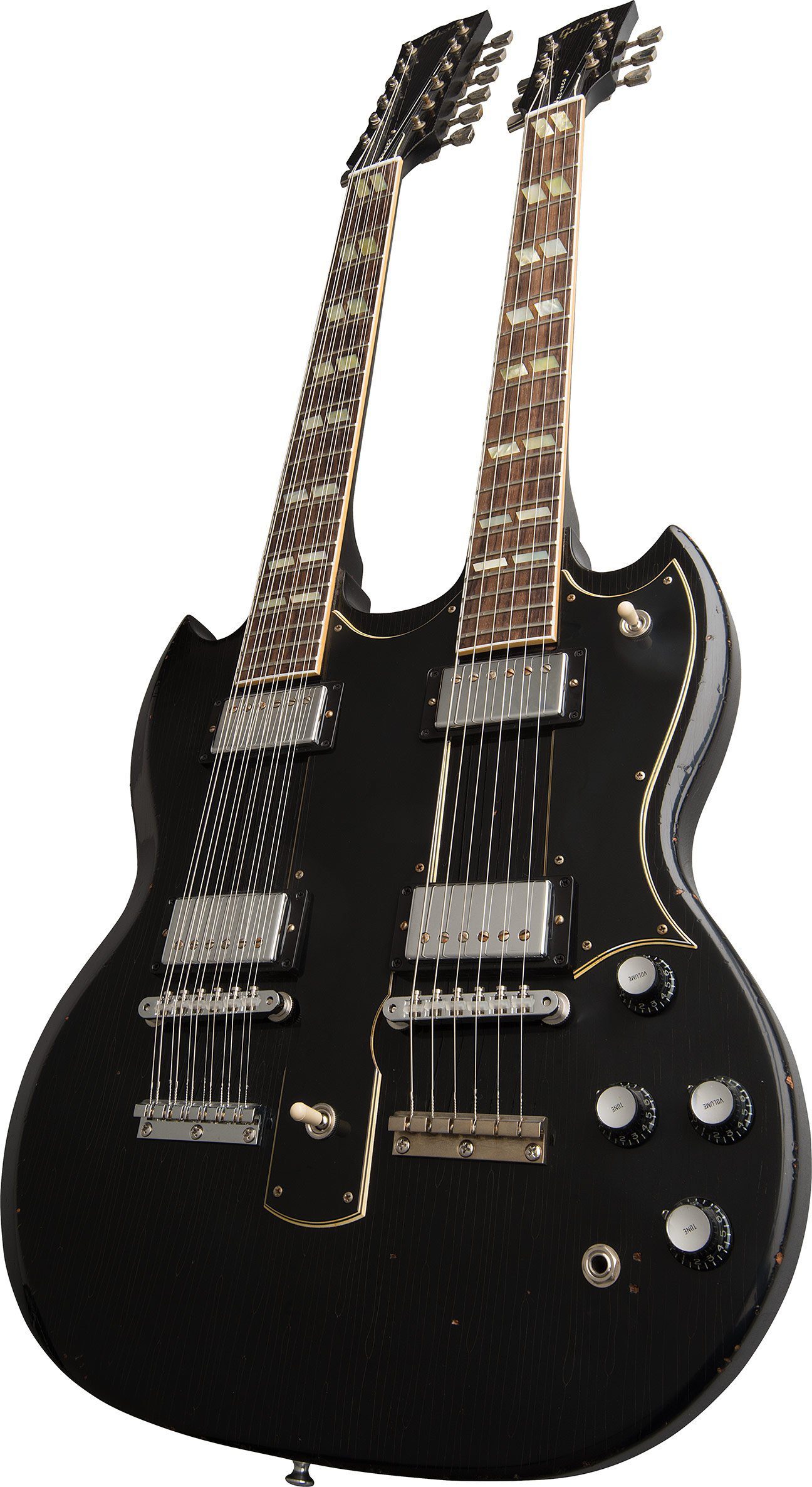 Gibson-Custom-Shop-Slash-Signed-1966-EDS-1275-Doubleneck-Replica-Aged-Ebony-closeup