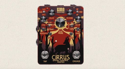 KMA Audio Machines Cirrus Effekt Pedal Reverb Delay