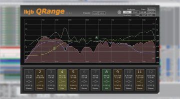 Kostenlos: lkjb QRange - IIR Linear Phase EQ mit zwölf Bändern