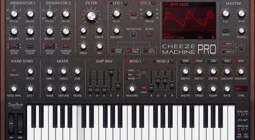 2getheraudio Cheeze Machine Pro: das neue No-brainer Moog Plug-in