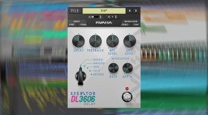 Kuassa veröffentlicht Efektor DL3606 Delay - Delay-Plugin