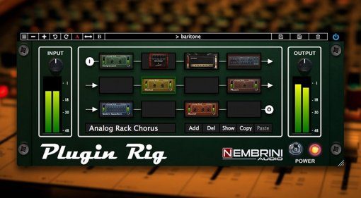 Nembrini Audio Plugin Rig - ein Interface für alle Plug-in-Effekte