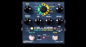 Source Audio Collider Delay Reverb Effekt Pedal Front