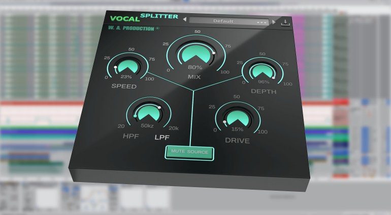 Deal: W.A. Production Vocal Splitter Effekt Plug-in mit 70 Prozent Rabatt!