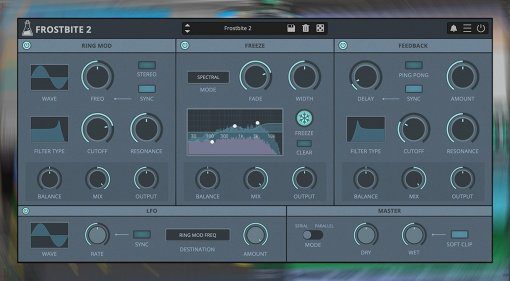 AudioThing Frostbite 2: spektrales Freezing in einem Plug-in