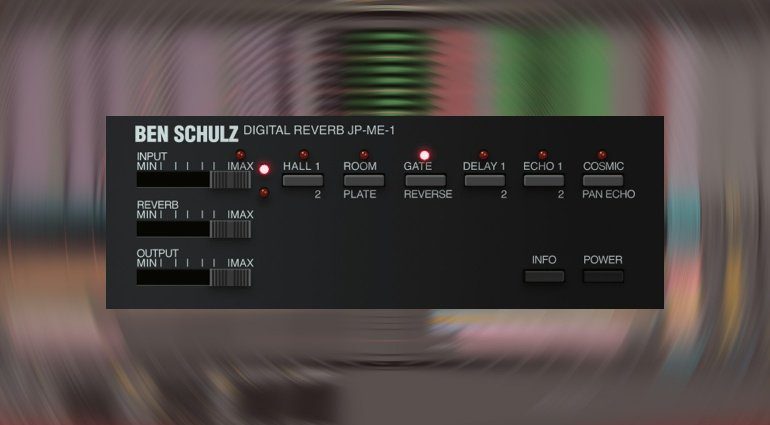 Ben/Schulz JP-ME-1: kostenlose Digital-Reverb Emulation aus den Achtzigern