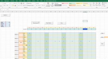 Eine Drum Machine mit Sequencer in Microsoft Excel? Na klar!