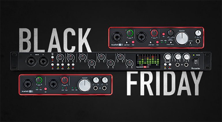 Deal: Focusrite reduziert die Preise für Audiointerfaces zum Black Friday