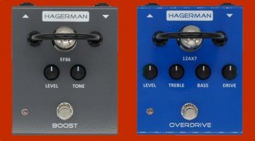 Hagerman Boost Overdrive Effekt Pedal Front