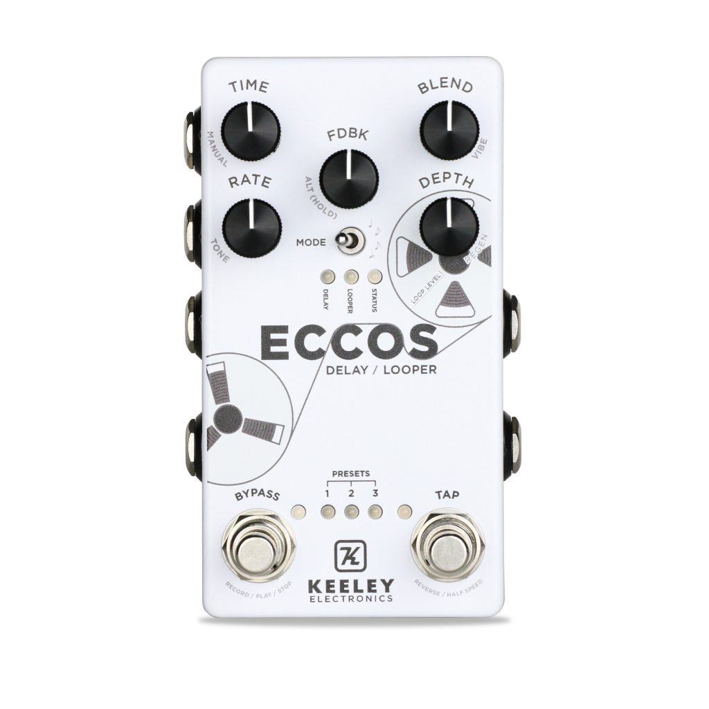 Keeley-Electronics-Eccos-Delay-Looper-Effect-Pedal-Front-1024x1024