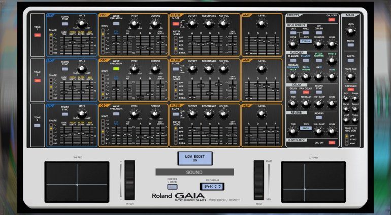 Momo Müller Roland Gaia SH-01 MIDI-Controller und Sound Editor