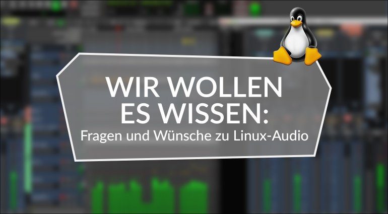 Wir wollen es wissen: Fragen und Wünsche zu Linux-Audio.