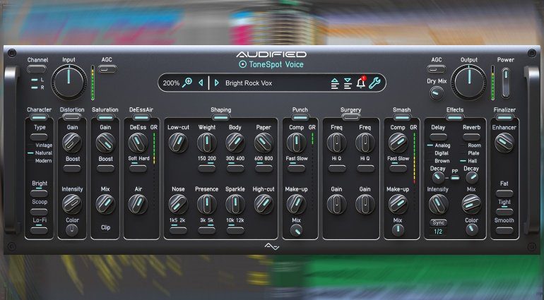 Audified ToneSpot Voice Pro: das all-in-one Voice Mixing Plug-in