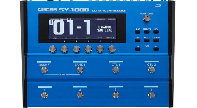 Boss SY-1000 Gitarren Synthesizer Effekt Pedal Front