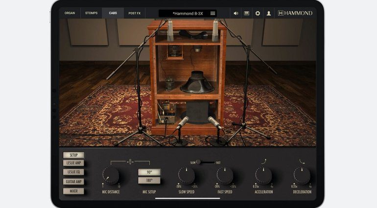 IK Multimedia portiert Hammond B-3X auf das iPad