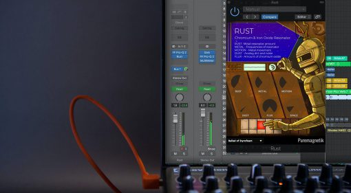Puremagnetik Rust: ein hybrider metallischer Aging-Resonator als VST-Plug-in