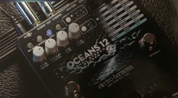 Electro-Harmonix Oceans 12 Reverb Effekt Pedal Leak