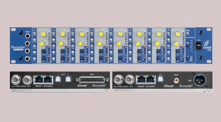 Focusrite stellt neue ISA 828 MkII, ISA ADN2 und ISA ADN8 Hardware vor