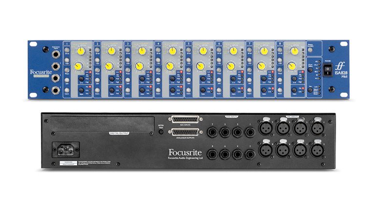 Focusrite stellt neue ISA 828 MkII, ISA ADN2 und ISA ADN8 Hardware vor