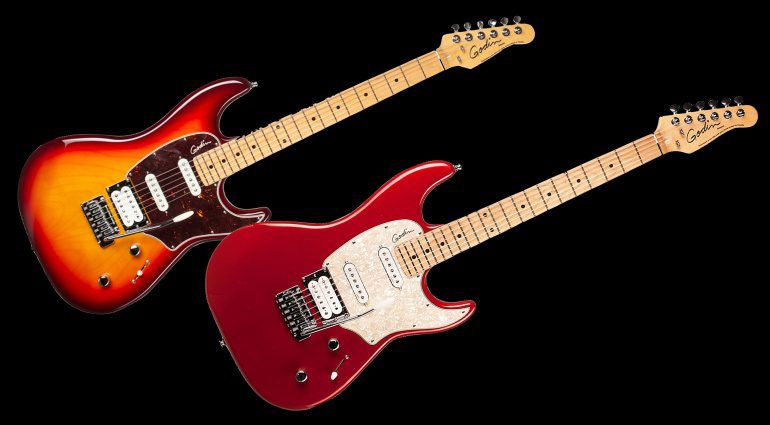 Godin Session LTD Cherry Burst Desert Red Teaser