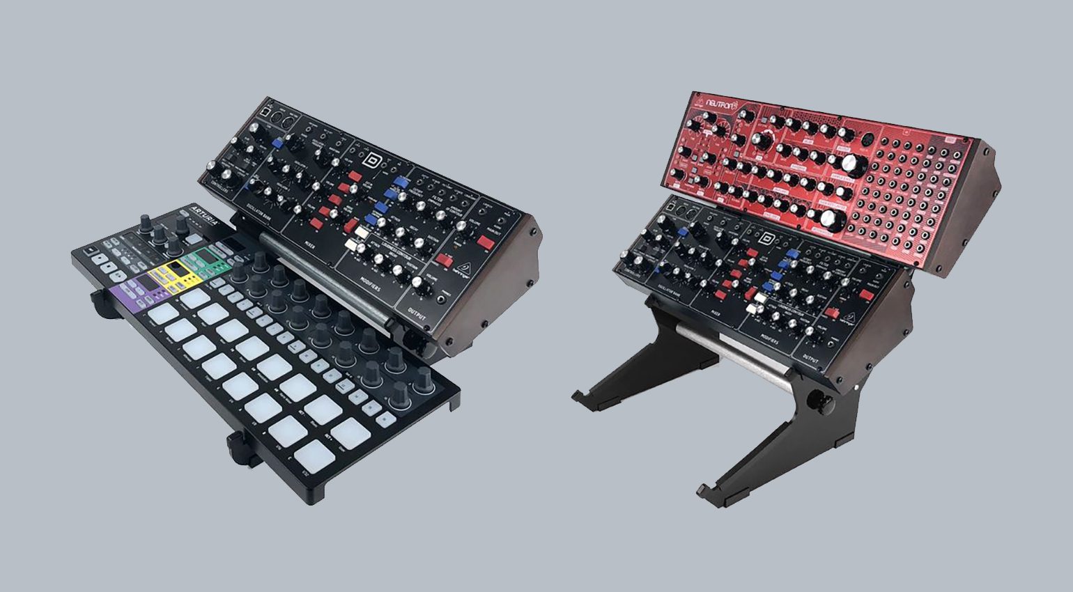KVgear Euro Desktop Synth Stand Ständer für Moog, Behringer & Co