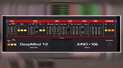 Juno 106 Overlay Midi Editor: der etwas andere Controller für den Behringer DeepMind
