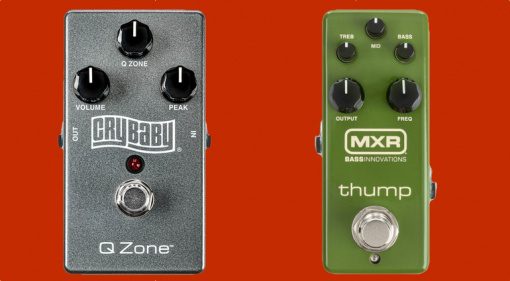 MXR Crybaby Q Zone Fixed Wah Thump Bass Preamp