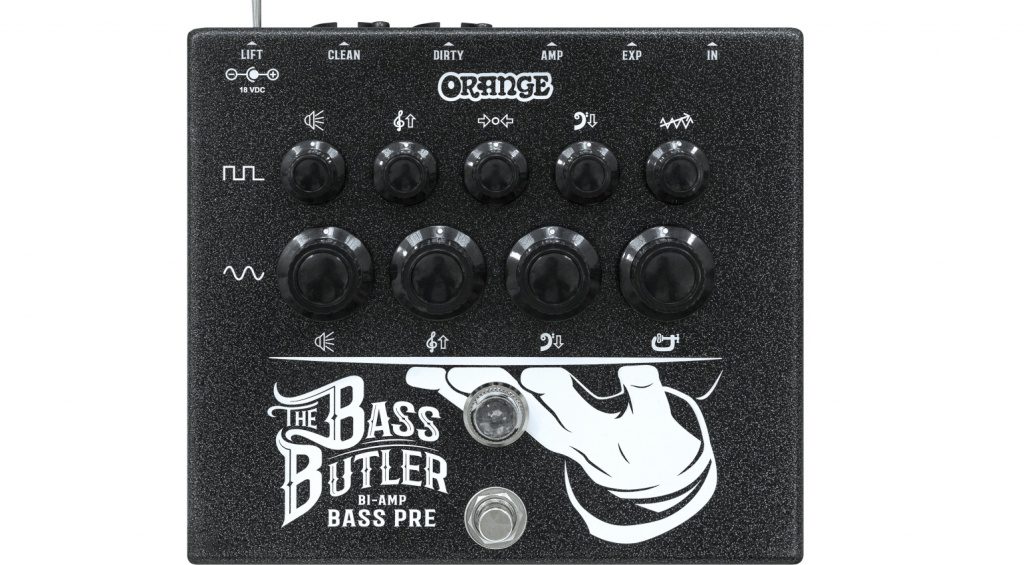 orange bass butler pedal front